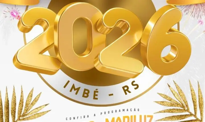 IMBÉ DIVULGA PROGRAMAÇÃO DE RÉVEILLON COM SHOWS NO CENTRO E EM MARILUZ
