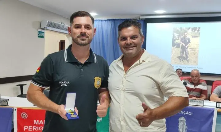 Imbé homenageia forças de segurança, em sessão solene da 9ª Operação Verão 2026