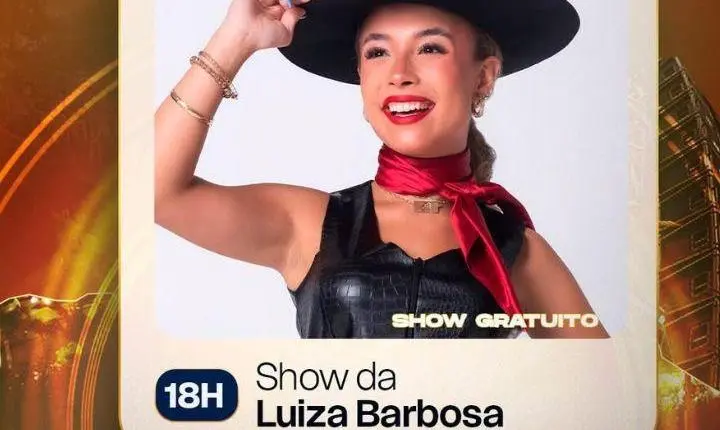  LUÍZA BARBOSA VEM AÍ PARA ENCERRAR A FESTA DOS 61 ANOS DE TRAMANDAÍ!