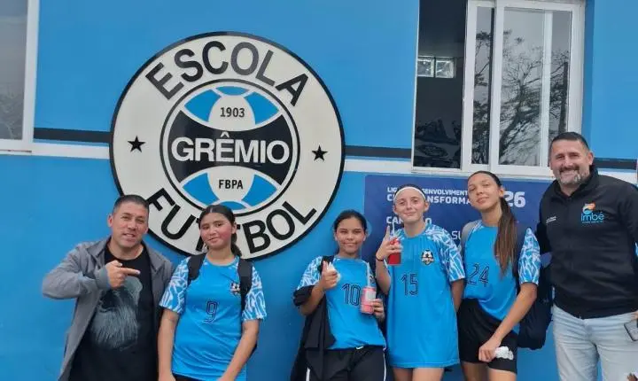 Meninas de projetos esportivos de Imbé são selecionadas para período de avaliação no Grêmio