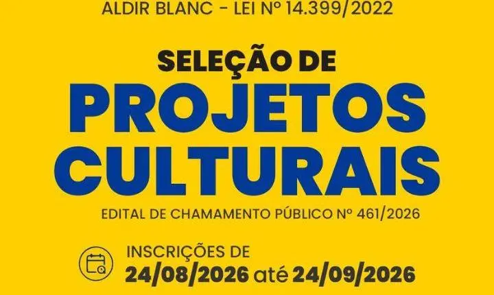 Município de Osório abre inscrições para projetos culturais pelo Edital de Chamamento Público nº 461 da Política Nacional da Lei Aldir Blanc