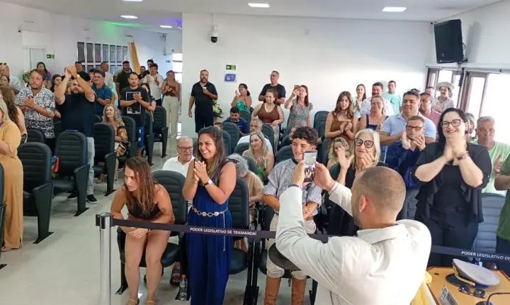 Nova Mesa Diretora da Câmara de Vereadores de Tramandaí toma posse para o exercício de 2026