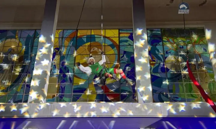 O GRANDE NATAL RESGATA A ALEGRIA DE FESTEJAR O NATAL DOS BONS VENTOS NA PRAÇA DA CATEDRAL EM OSÓRIO