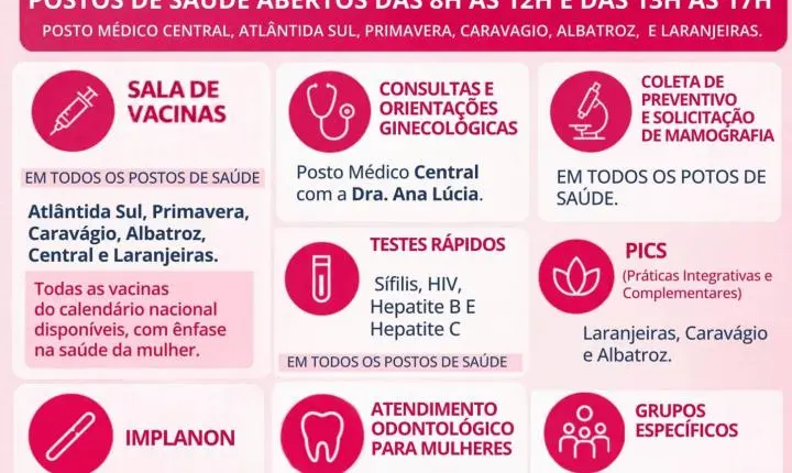Outubro Rosa: Prefeitura de Osório promove ação de saúde da mulher no próximo sábado, dia 17