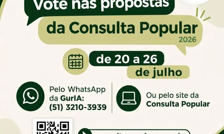 Período de votação para Consulta Popular 2026 segue até domingo