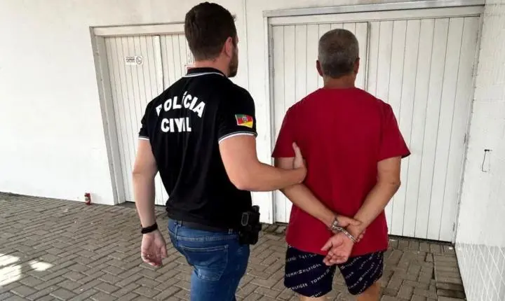 Polícia Civil de Imbé prende homem por descumprir medida protetiva e ameaçar vítima no trabalho