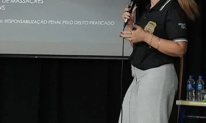 Polícia Civil realiza palestra de prevenção à violência escolar na Escola Rural de Osório