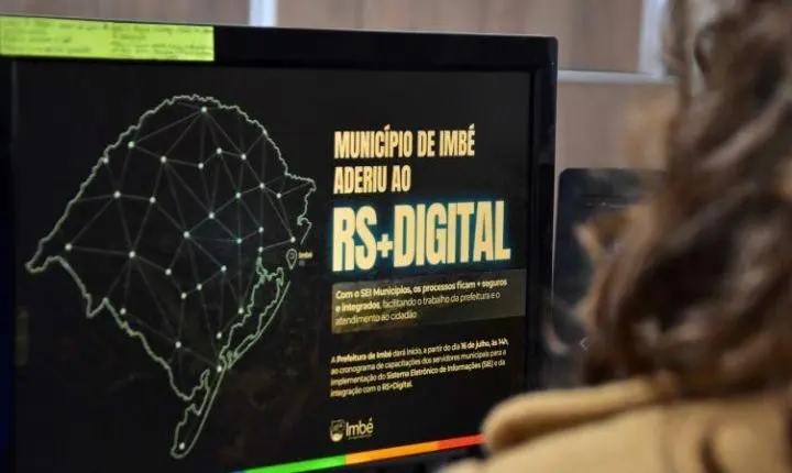 Prefeitura de Imbé inicia implantação do Sistema Eletrônico de Informações e adere ao programa RS+Digital