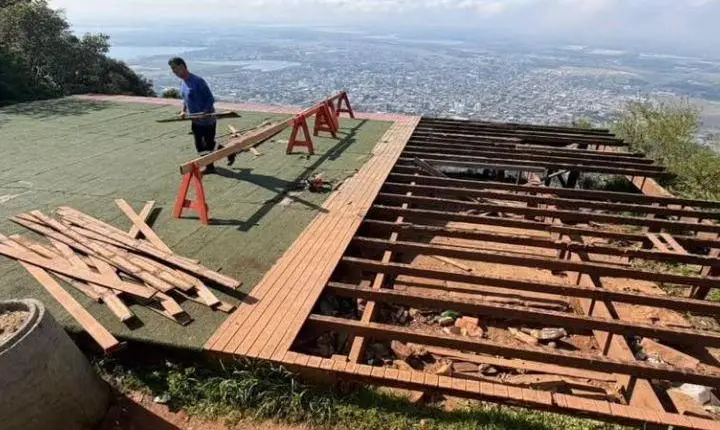 Prefeitura de Osório inicia a revitalização da rampa de voo de livre no Morro das Antenas na Borússia
