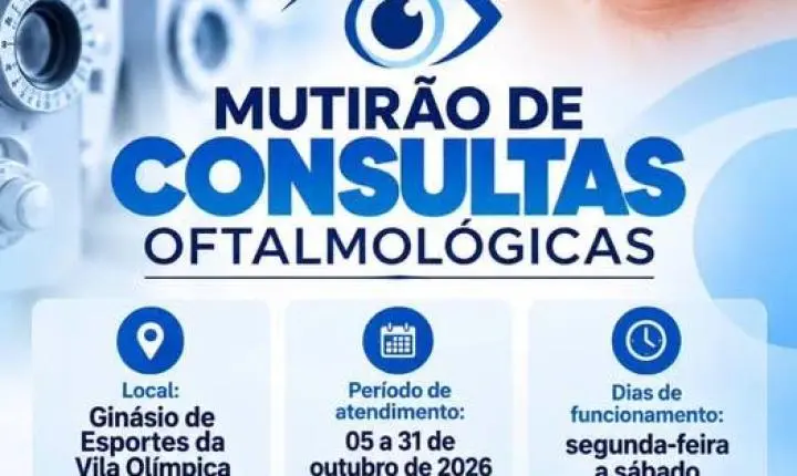 Prefeitura de Osório vai realizar mutirão com 3 mil consultas oftalmológicas a partir de outubro