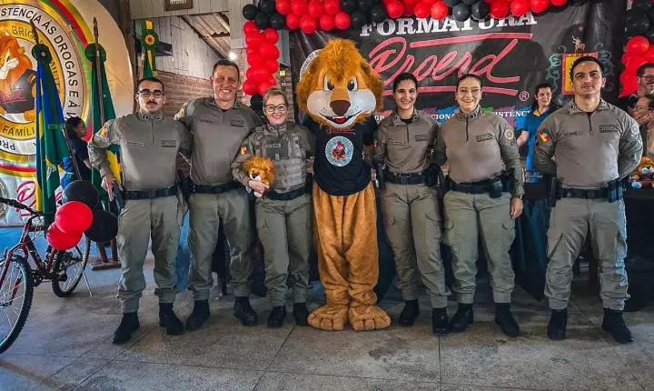 Proerd forma mais de 200 alunos em Palmares do Sul 