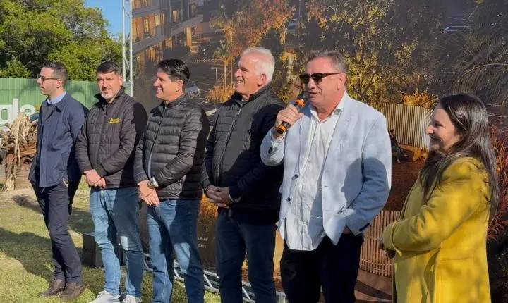 Revitalização da Praça Flávio Boianovski é inaugurada junto a lançamento imobiliário de R$ 96 milhões em Capão da Canoa 