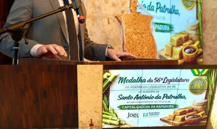 Santo Antônio da Patrulha recebe Medalha da 56° Legislatura da Assembleia Legislativa 