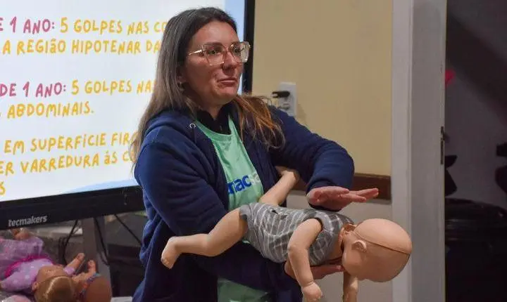 Secretaria de Saúde e NUMESC iniciam série de capacitações sobre a Lei Lucas com servidores da Educação de Imbé