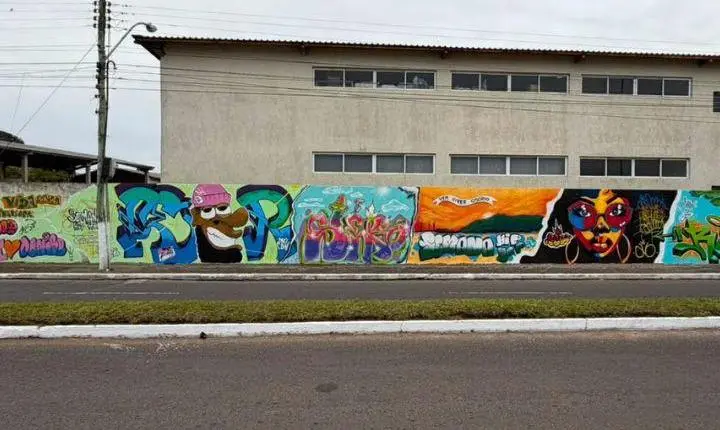 Semana do Hip-Hop: arte em grafite embeleza espaço urbano em Osório