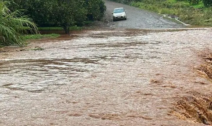 Sobe para 27 o número de municípios que reportaram danos após fortes chuvas no RS, aponta Defesa Civil