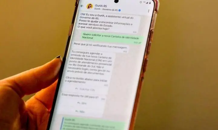 Solicitação da carteira de identidade já pode ser feita pelo WhatsApp da GurIA