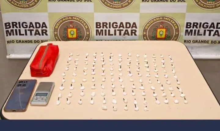 🚨 Tele-entrega de drogas termina em prisão e apreensão de carro em Capão Novo