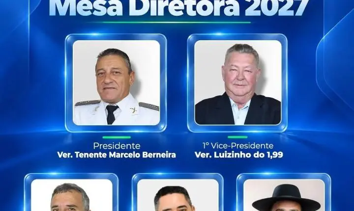 Tenente Marcelo Berneira é eleito presidente da Câmara de Tramandaí para 2027